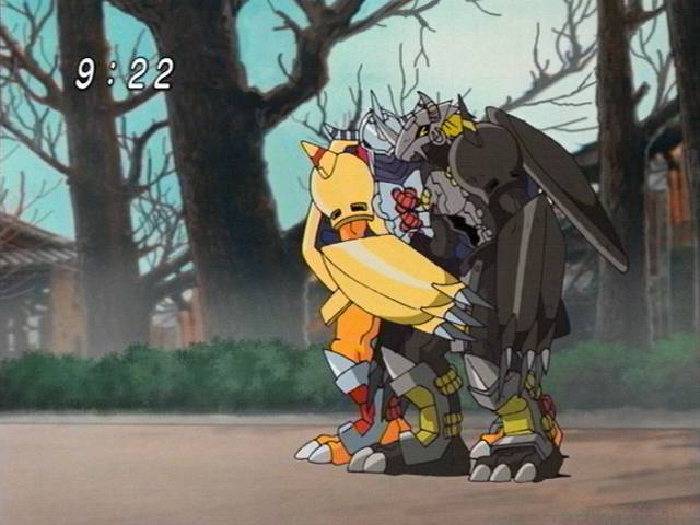 Digimon Wargreymon gegen Blackwargreymon